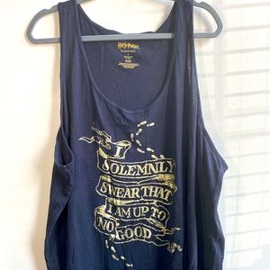 Torrid 4 Harry Potter tank top black and gold